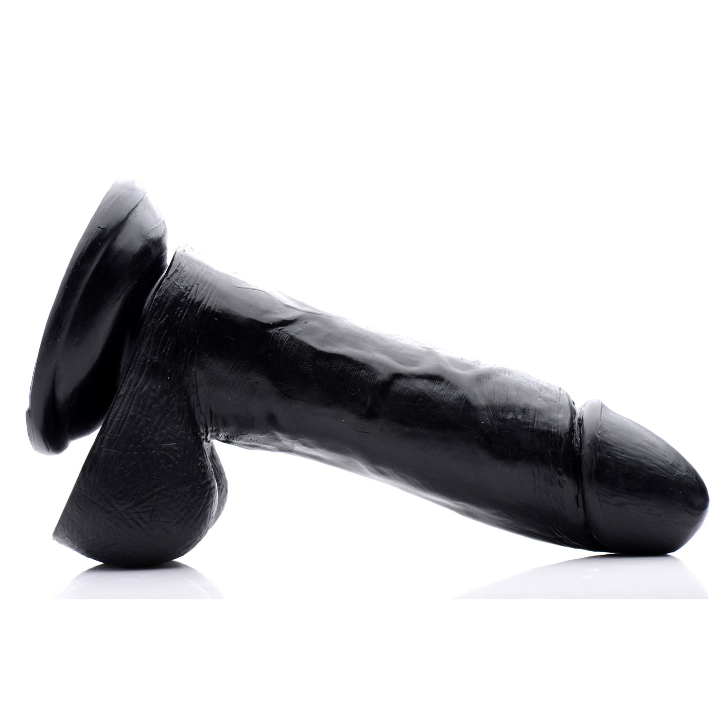 6 Inch Realistic Suction Cup Dildo- Black