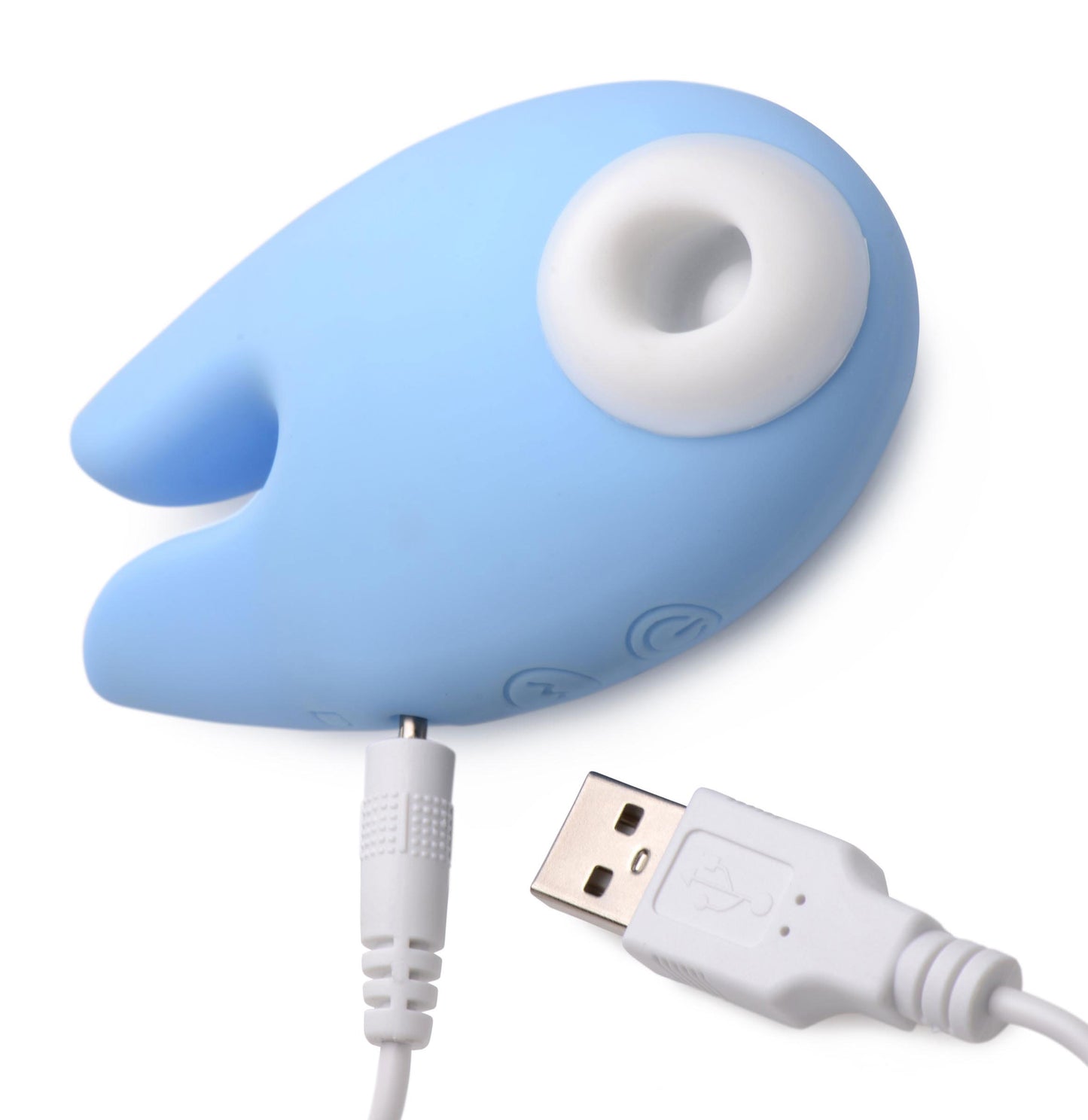 Sucky Bunny Silicone Clitoral Stimulator - Blue