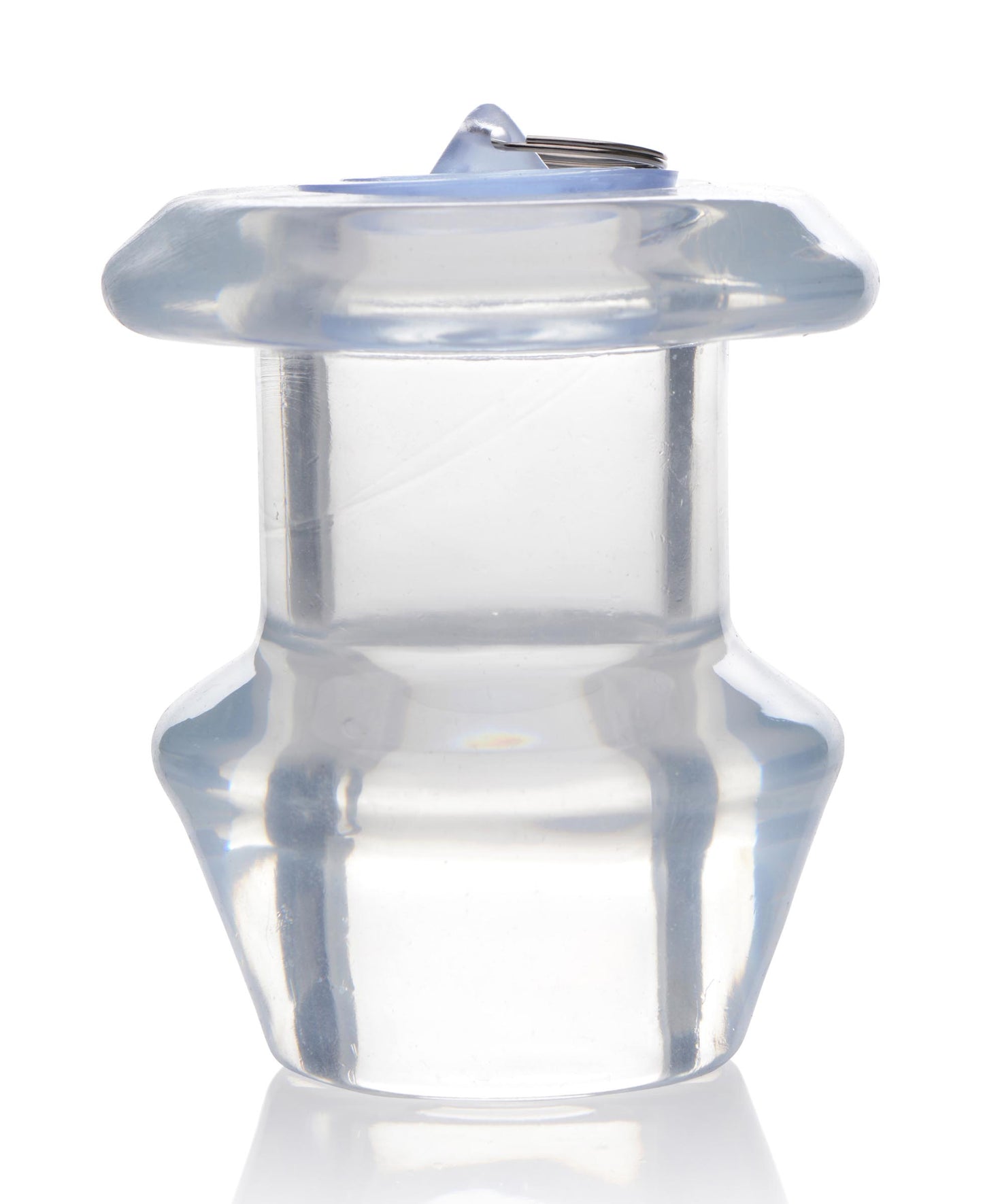 Ass Bung Clear Hollow Anal Dilator with Plug - XL