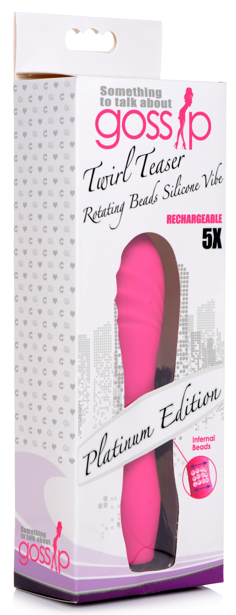 Twirl Teaser Rotating Beads Silicone Vibrator