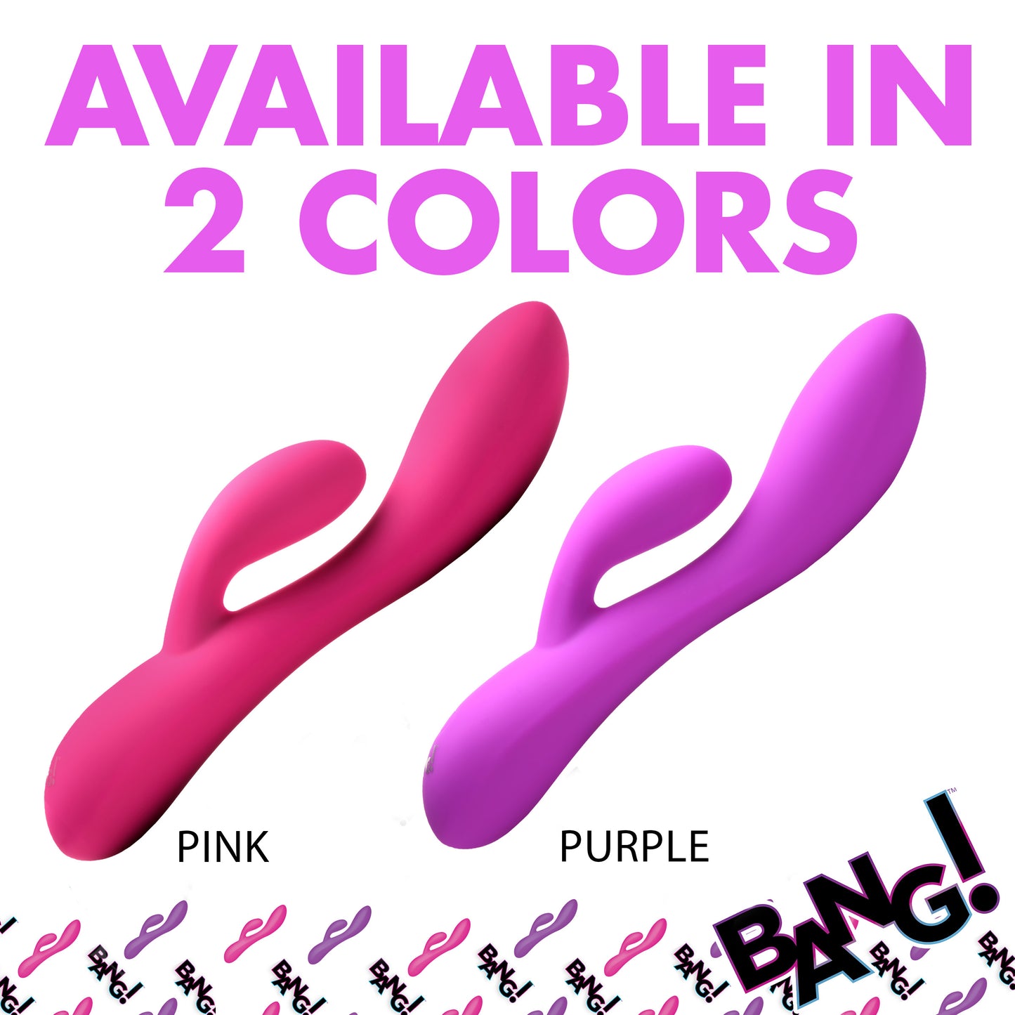 10X Flexible Silicone Rabbit Vibrator - Purple