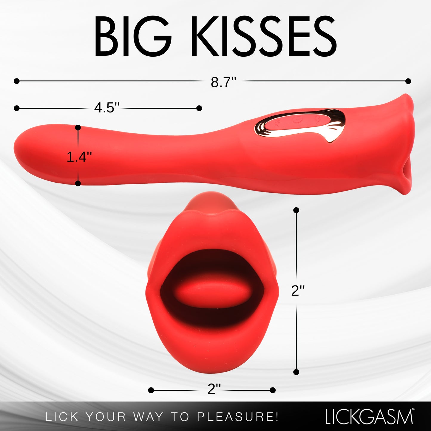 Kiss and Tell Pro Dual-ended Kissing Vibrator