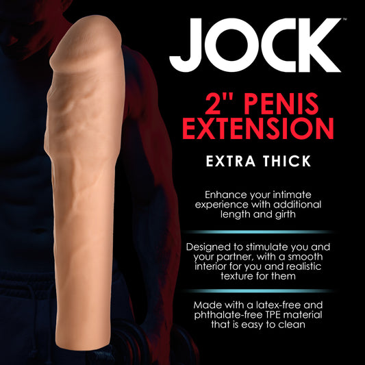 Extra Thick 2 Inch Penis Extension - Light