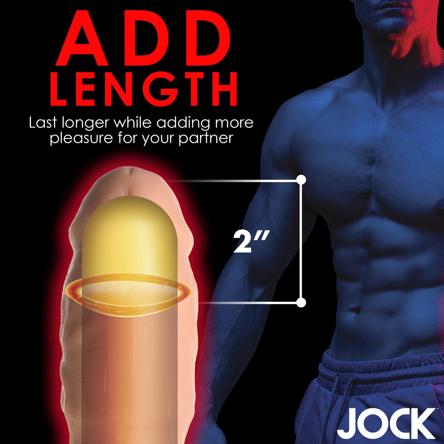 Extra Thick 2 Inch Penis Extension - Medium