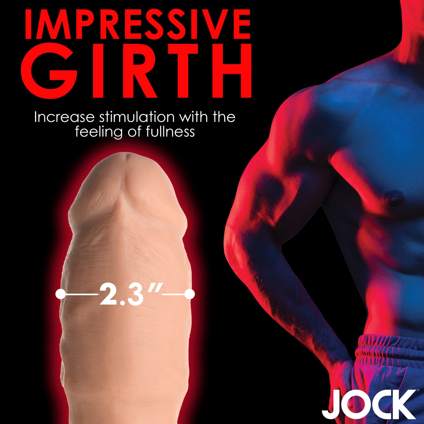 Extra Thick 2 Inch Penis Extension - Medium