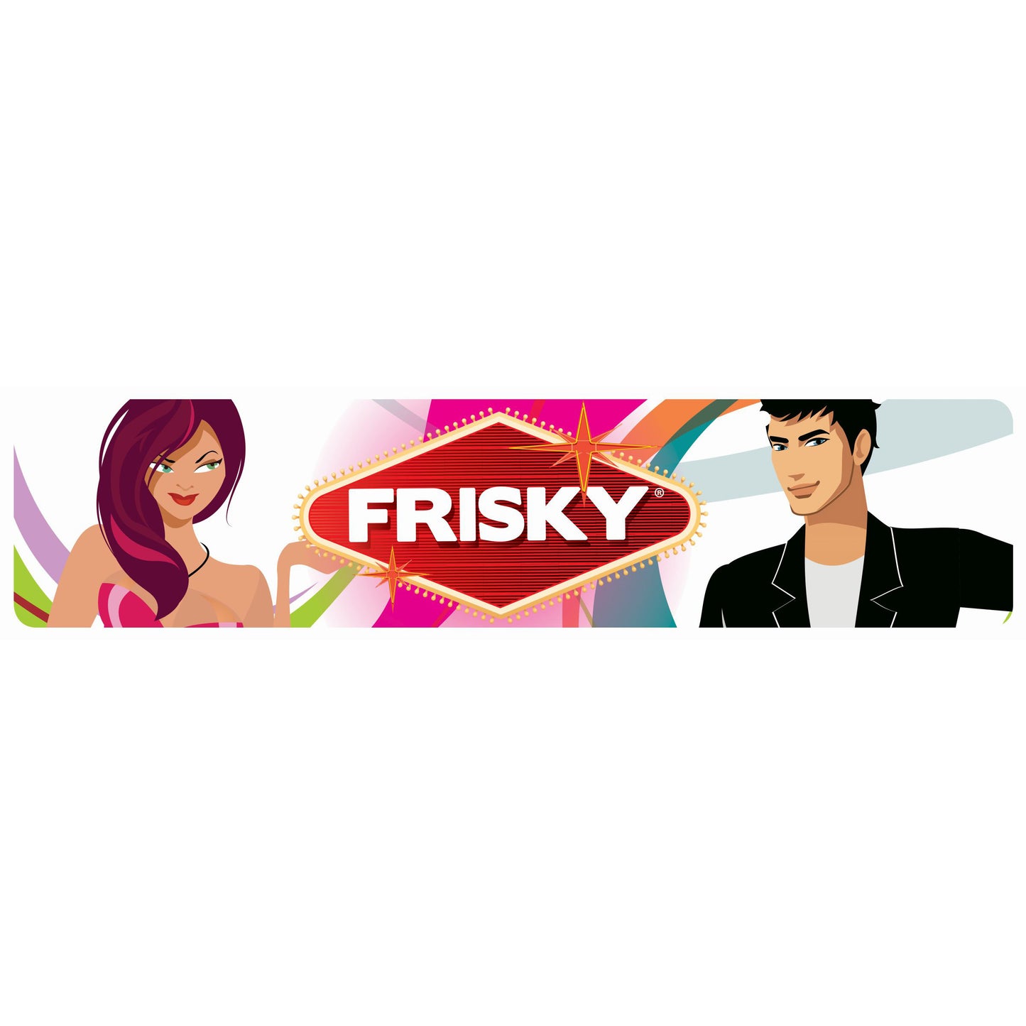 Frisky Display Sign