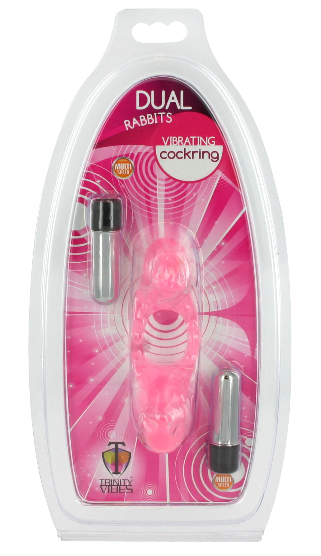 Dual Rabbits Vibrating Cock Ring