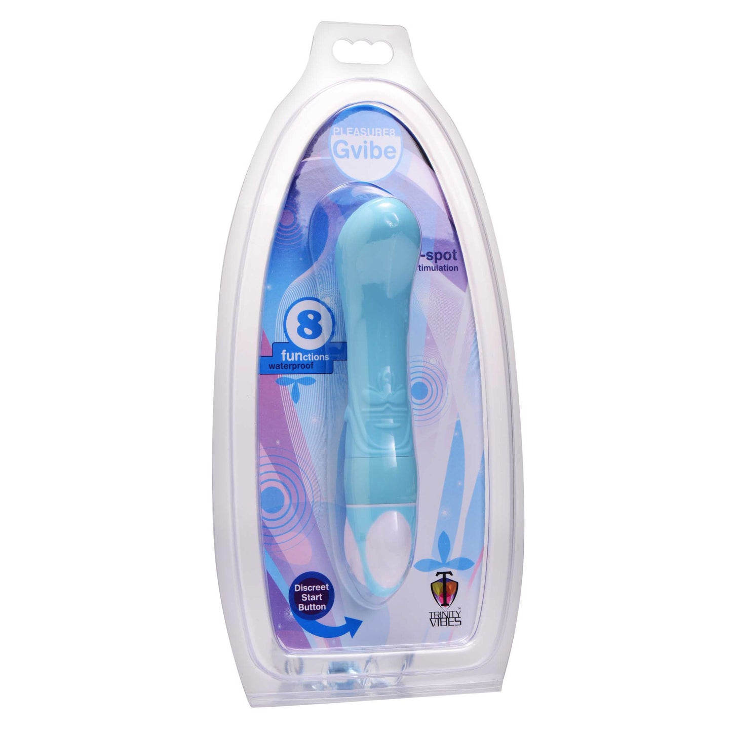 Trinity Vibes 8 Function G-Spot Vibrator - Blue