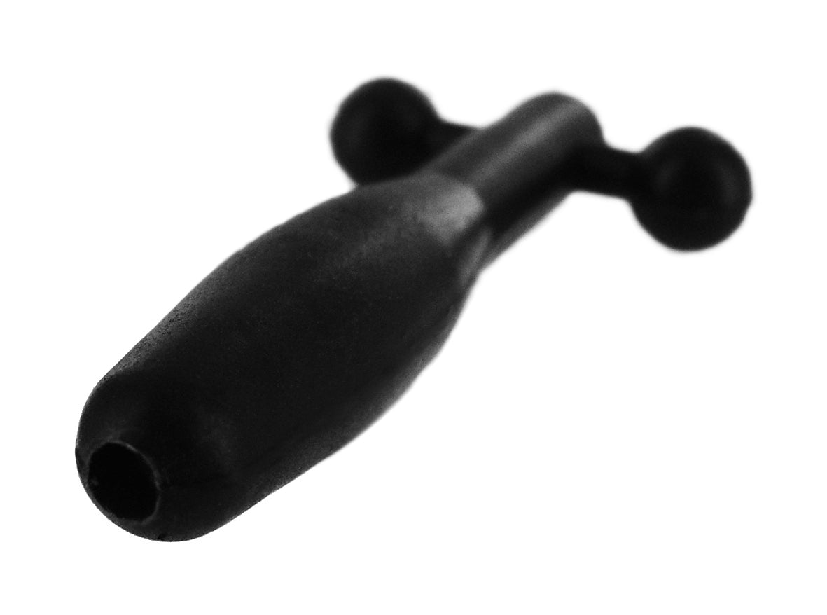 The Hallows Silicone Cum-Thru Barbell Penis Plug