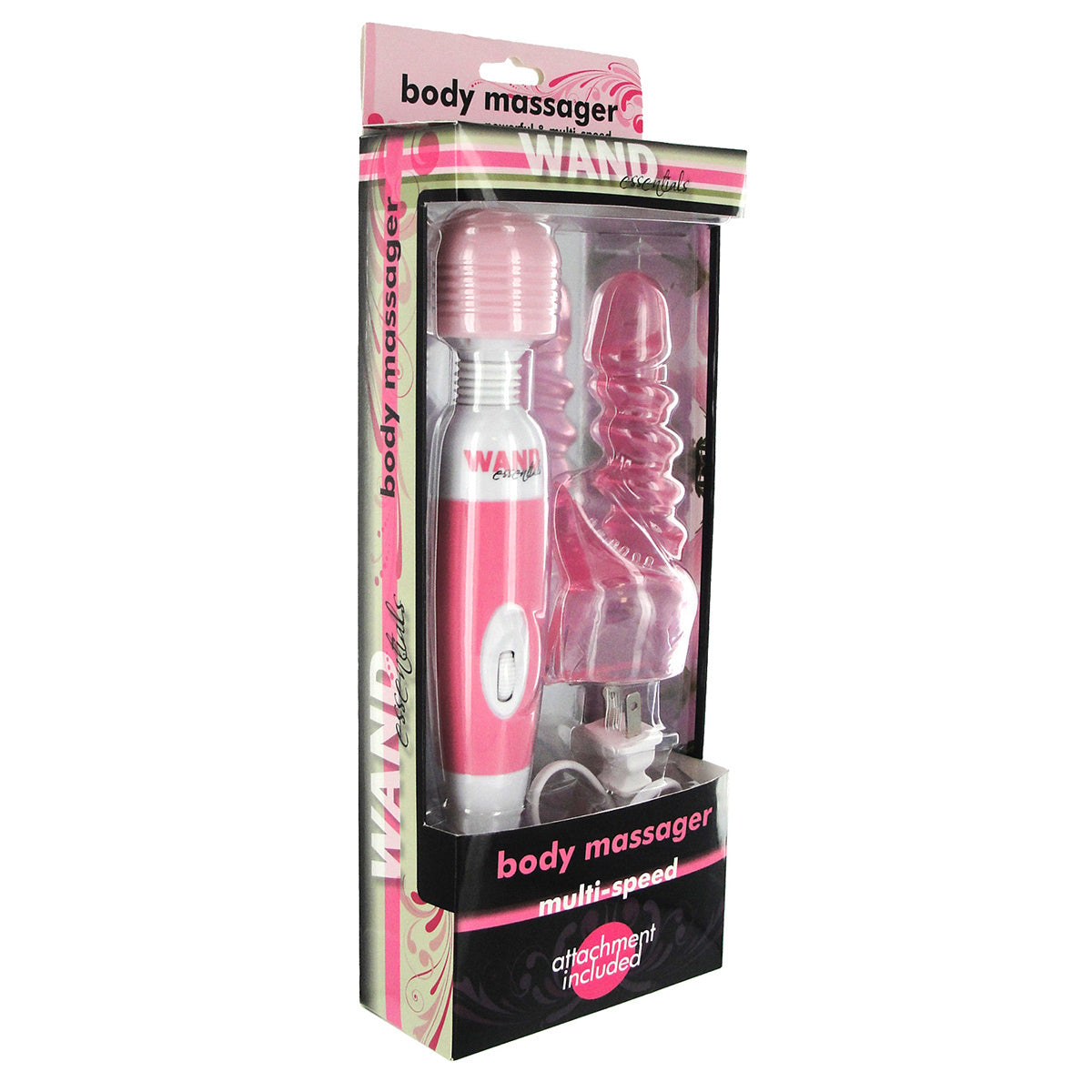 Wand Essentials MyBody Massager with Attachment - Pink