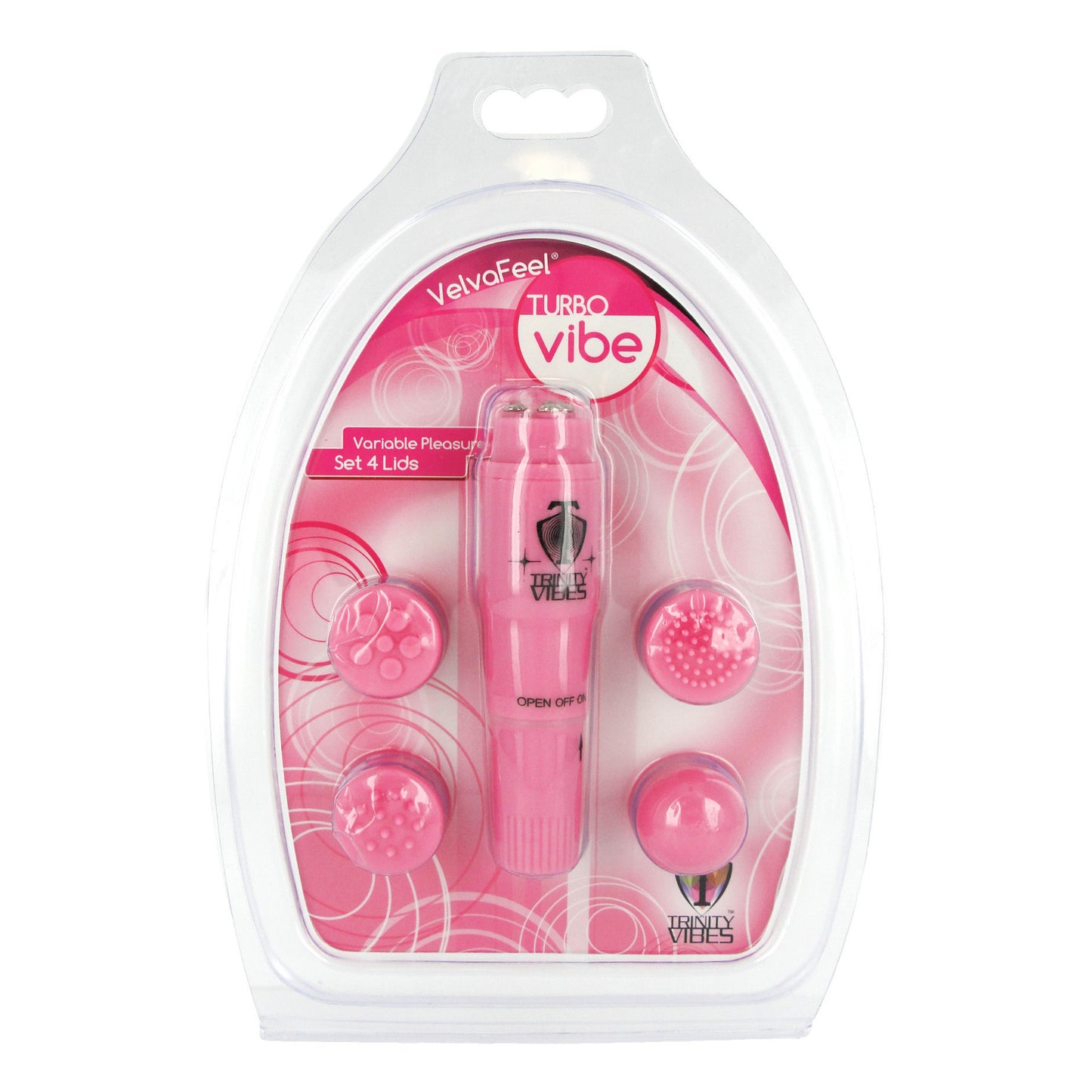 VelvaFeel Pink Turbo Massager - Packaged