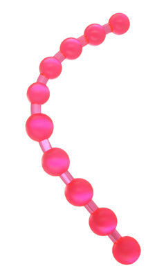 Thai Jelly Anal Beads - Pink