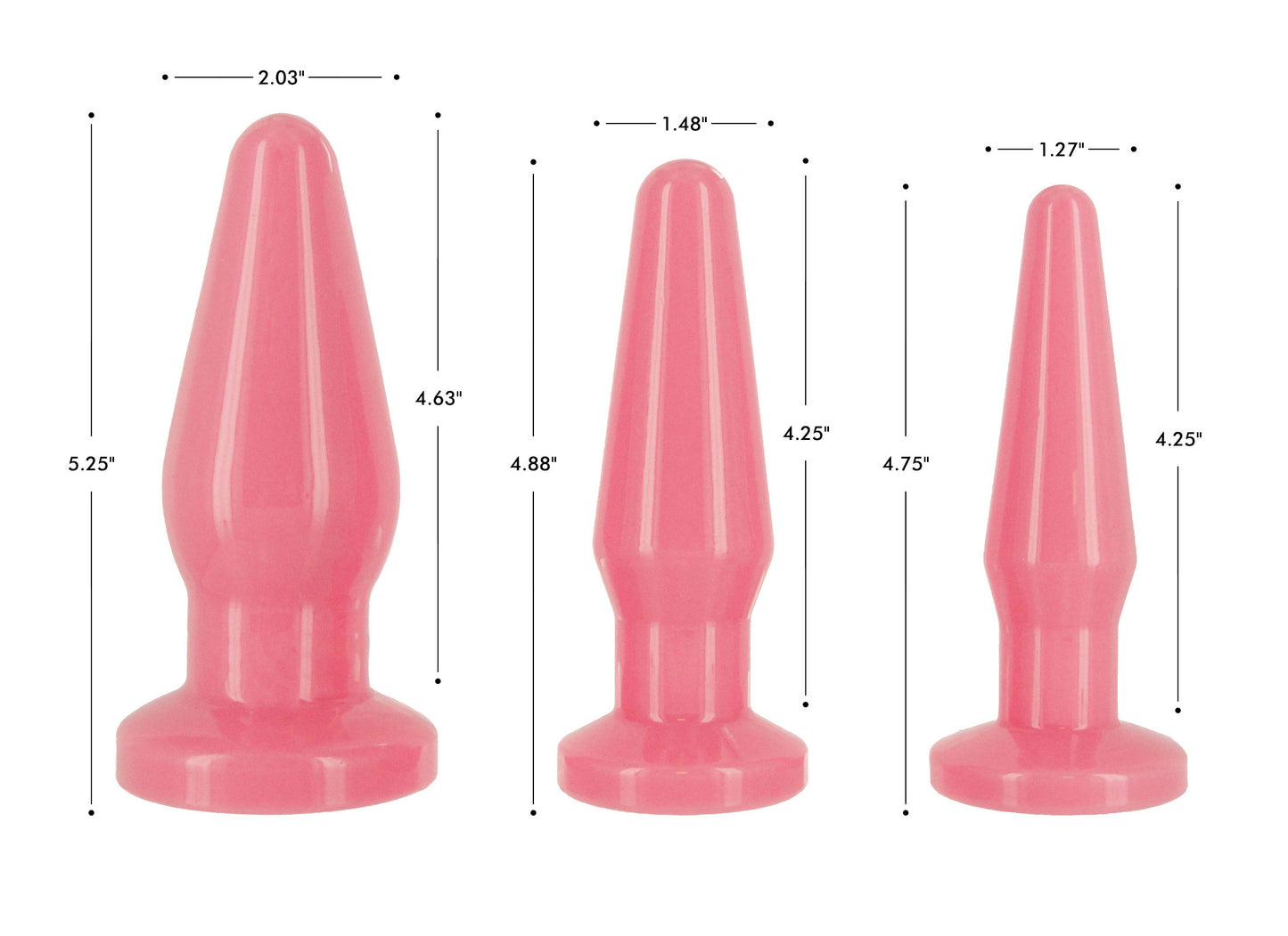 Fill-er-Up Butt Plug Kit - Pink