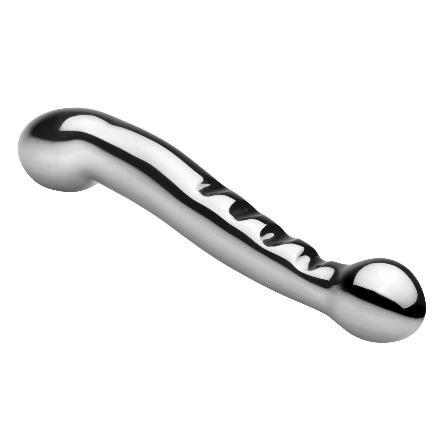 Steel Elegance Dual Ended Dildo