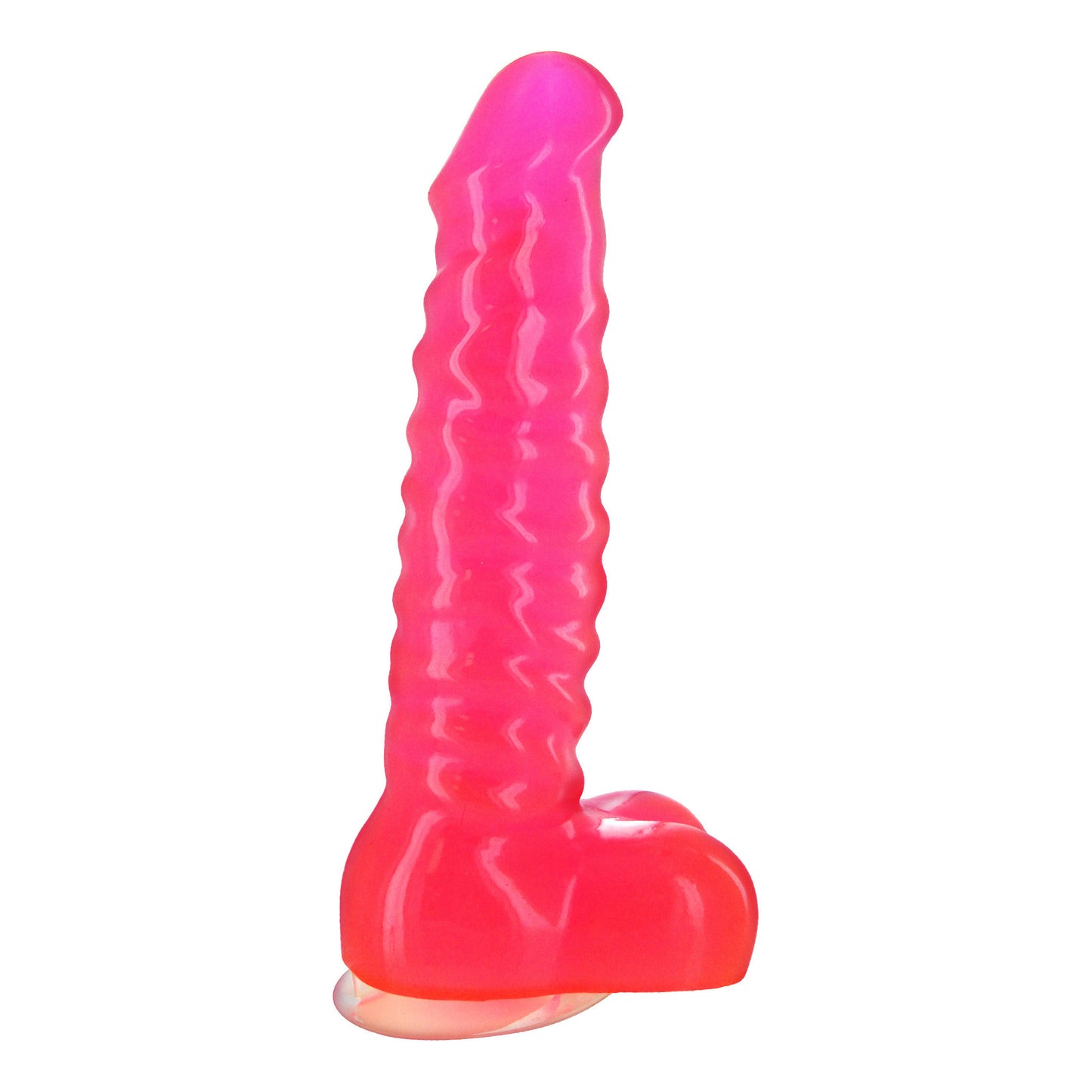 Rock Candy Vibrating Dildo with Strap-On Harness