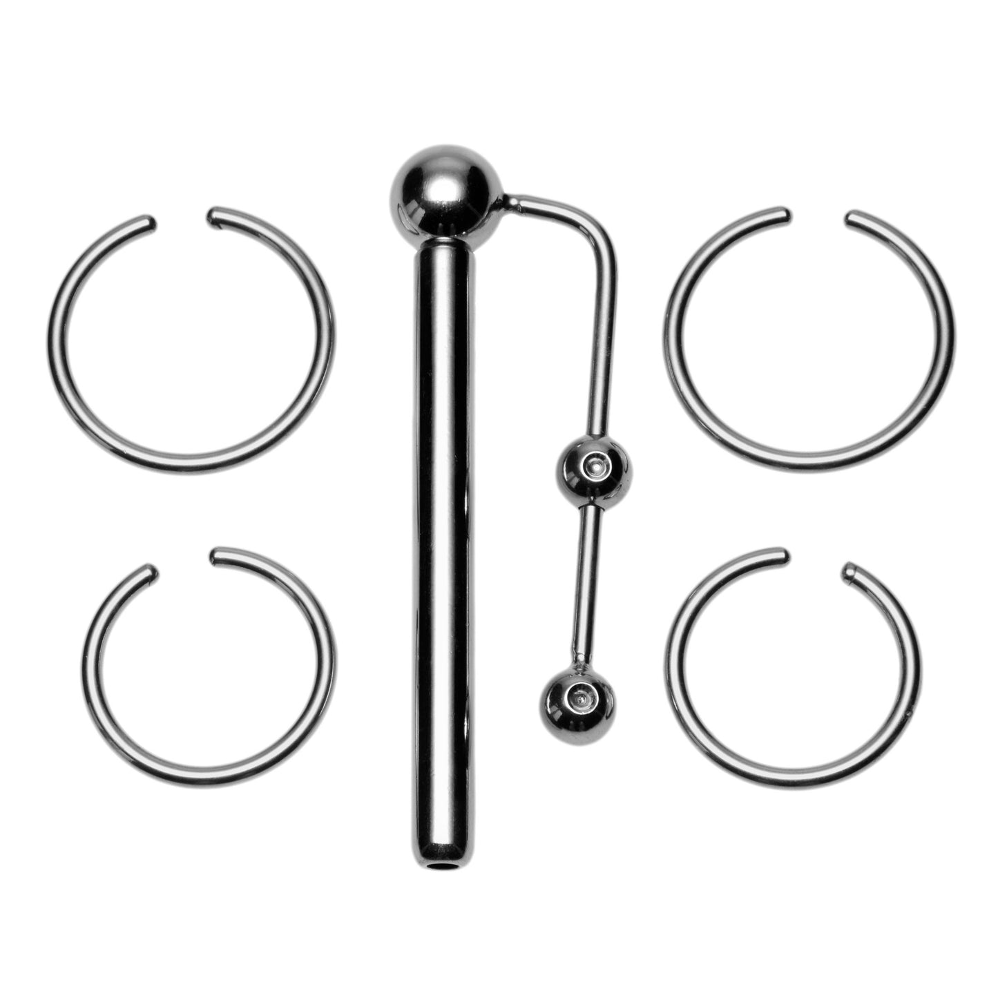 Excrucio Ringed Cum-Thru Urethral Plug