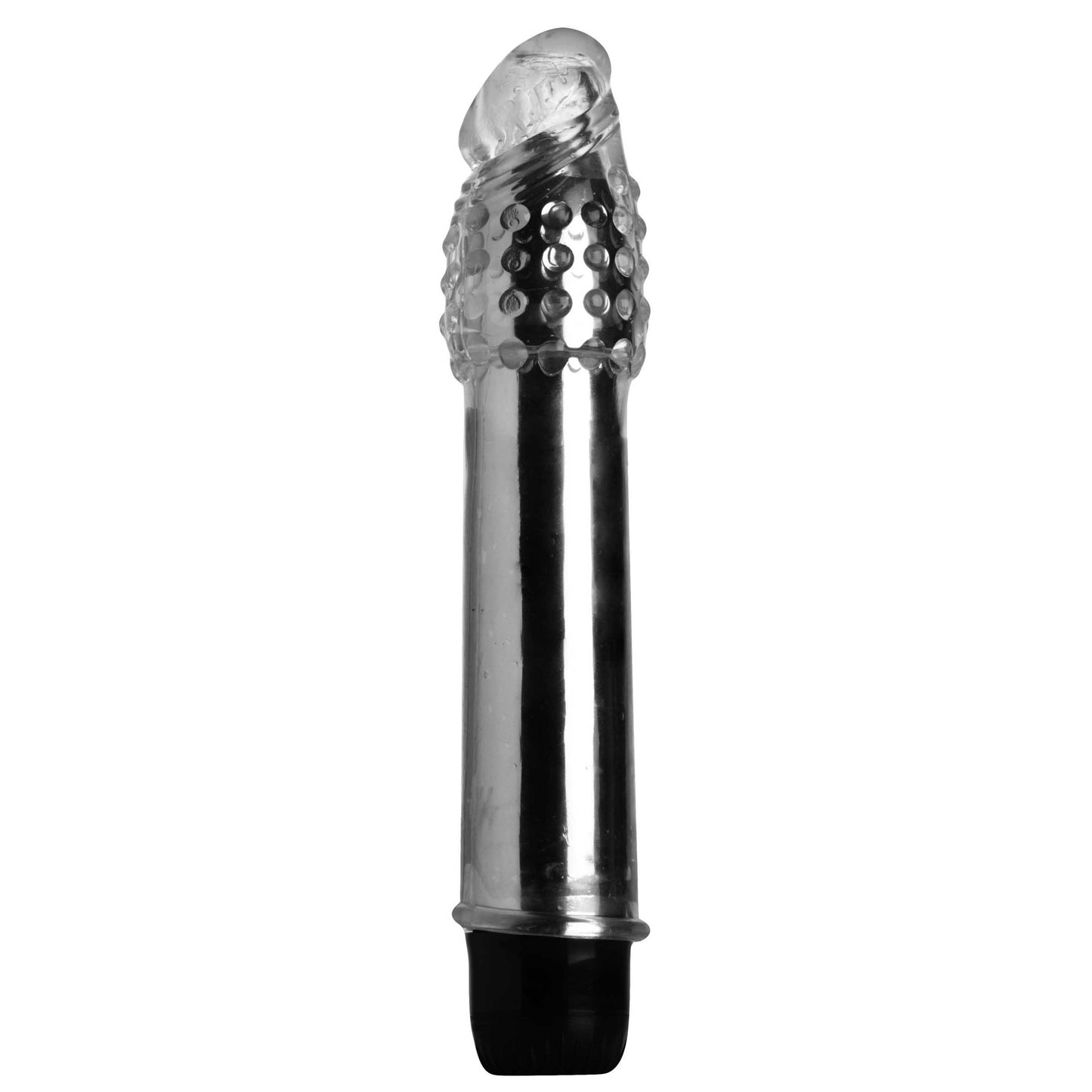 Thick Stick Clear Textured Penis Extender