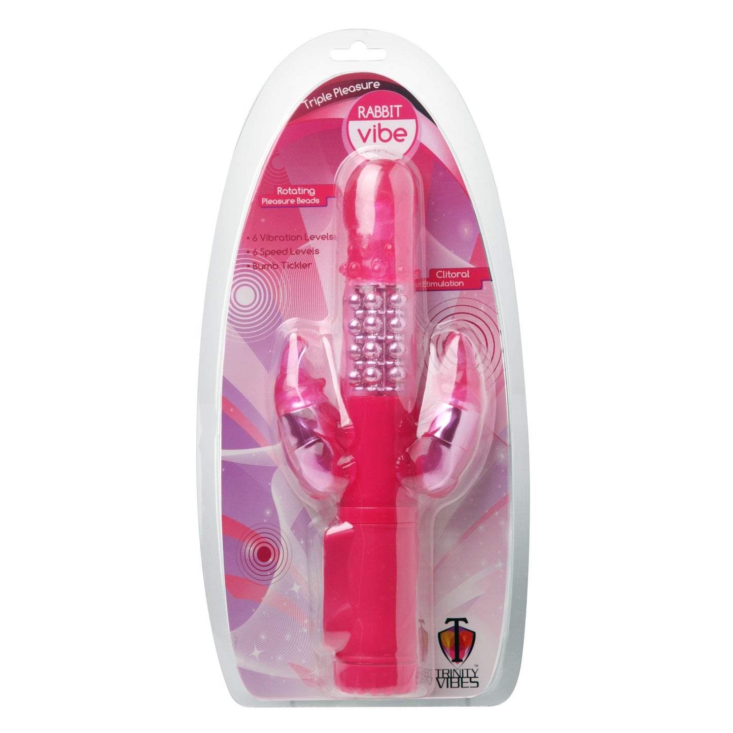 Triple Pleasure Rabbit Vibe With Anal Stimulator