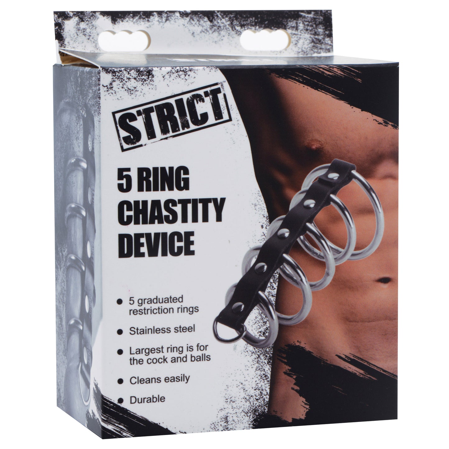 5 Ring Chastity Device