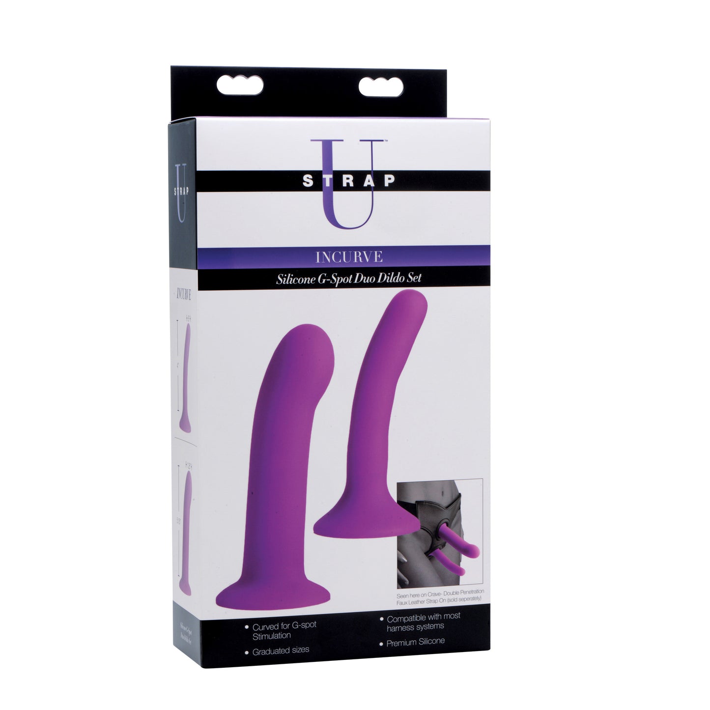 Incurve Silicone G-spot Duo Dildo Set