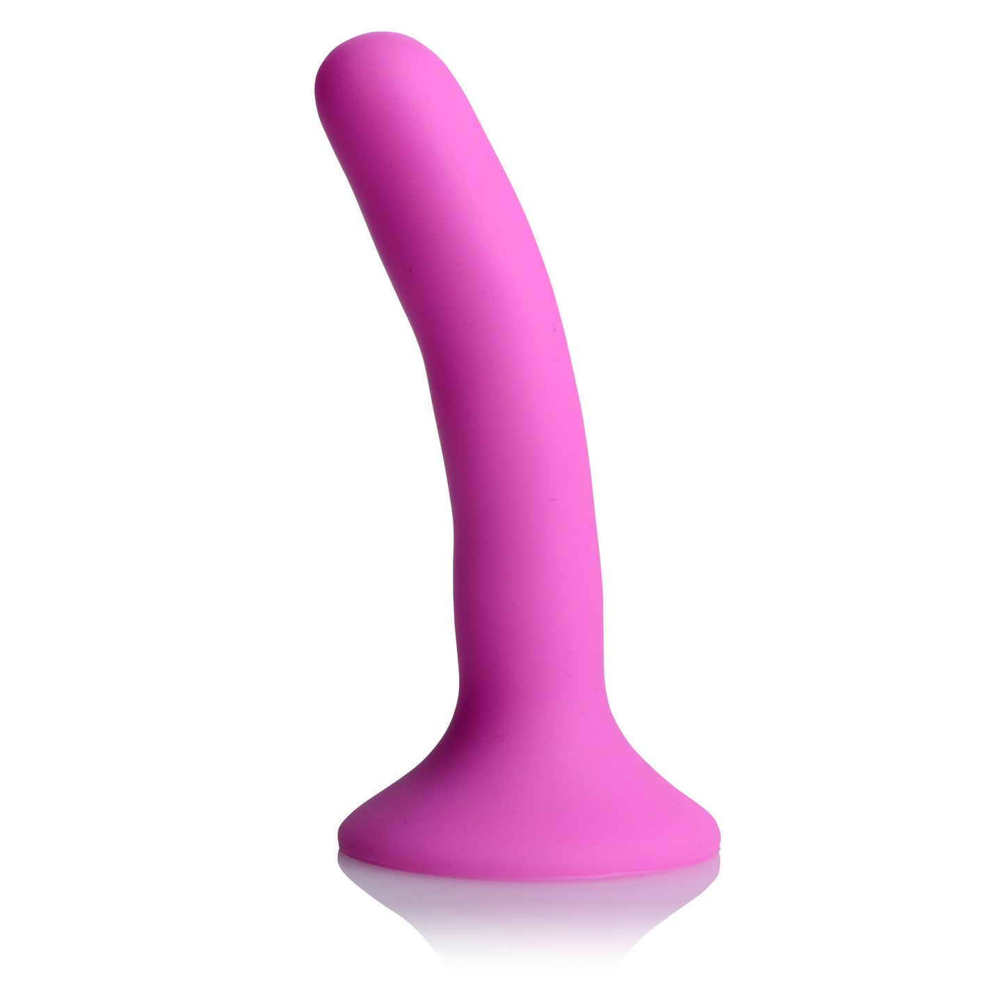 Pink Silicone Strap-On Dildo - Small