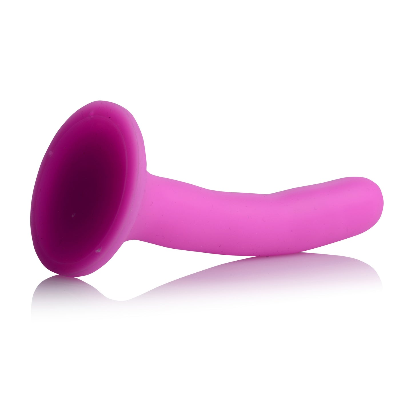 Pink Silicone Strap-On Dildo - Small