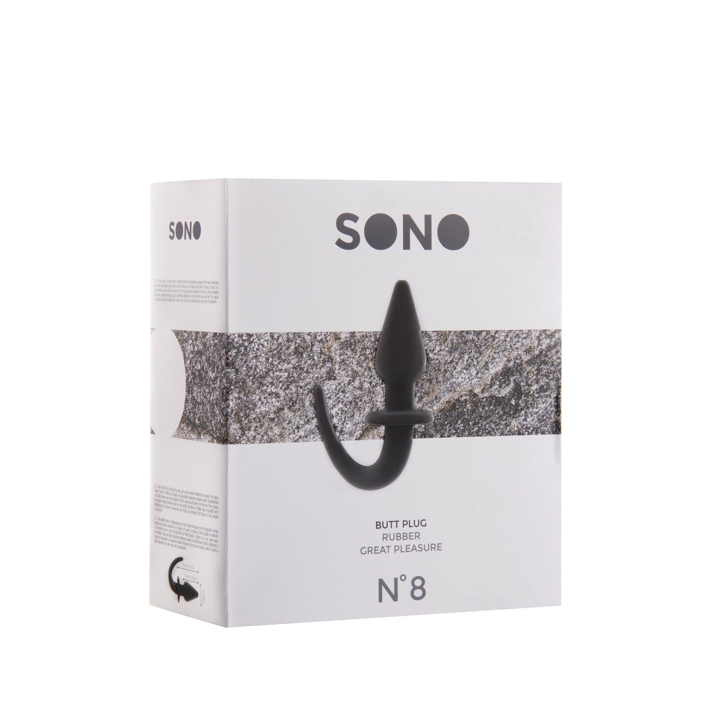 Sono No 8 4 Inch Butt Plug with Tail