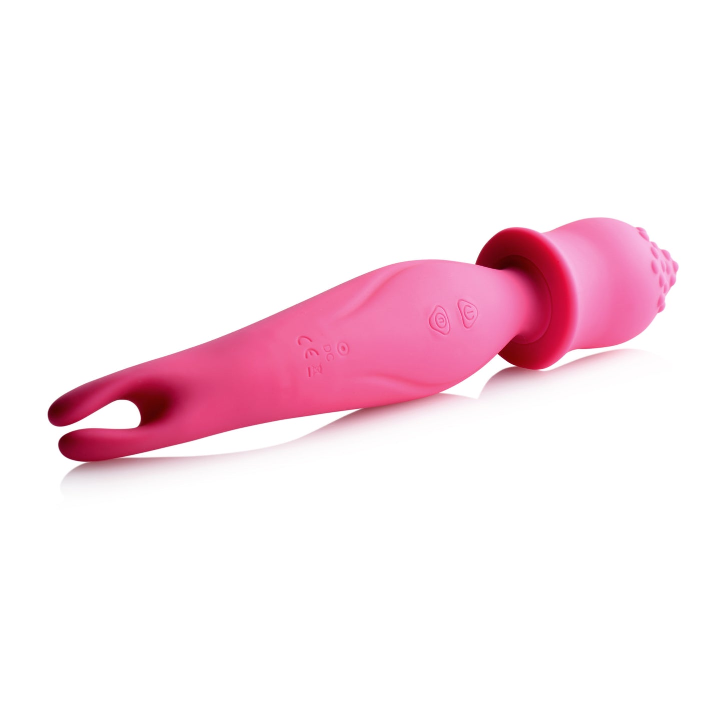 Dual Diva 2 in 1 Silicone Massager- Pink