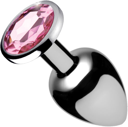 Pink Gem Anal Plug- Small