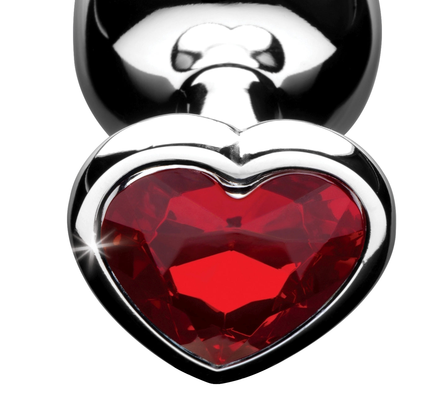 Red Heart Gem Anal Plug- Medium