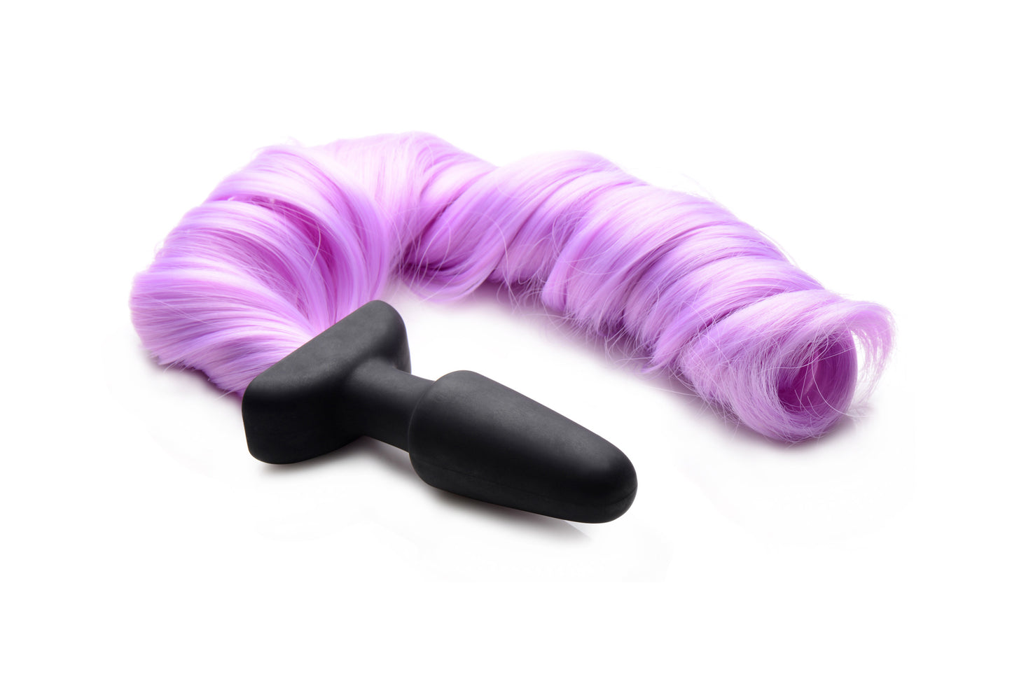 Purple Pony Tail Anal Plug