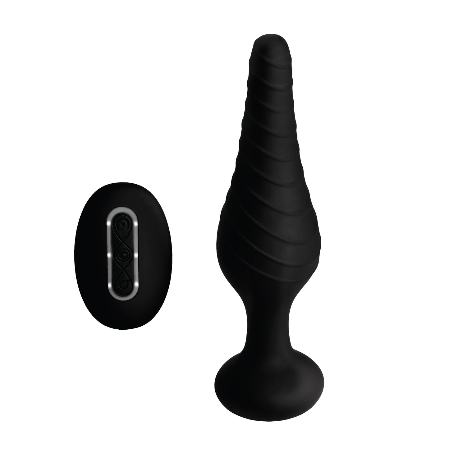 Silicone Vibrating Anal Plug With Remote Control