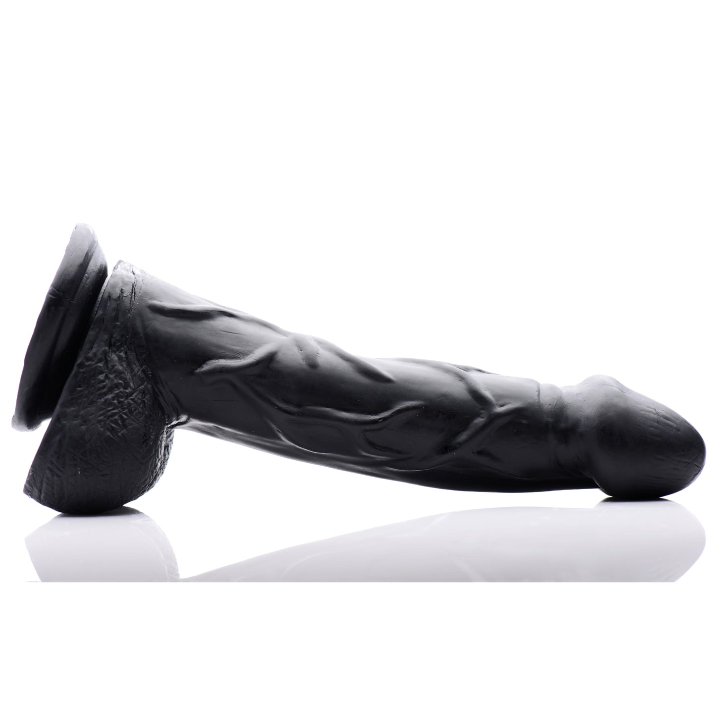 7 Inch Realistic Suction Cup Dildo- Black