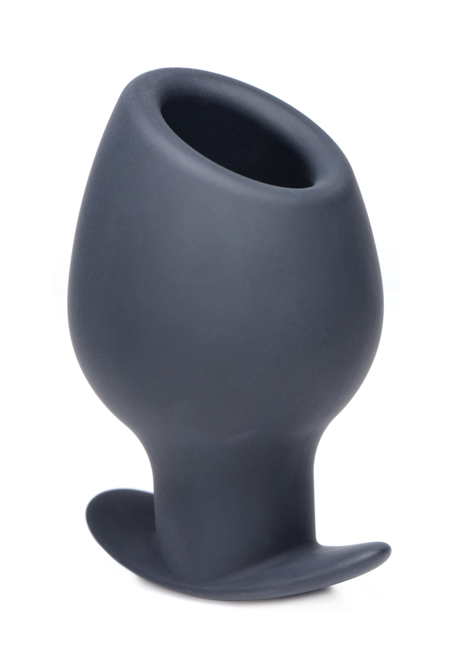 Ass Goblet Silicone Hollow Anal Plug - Large