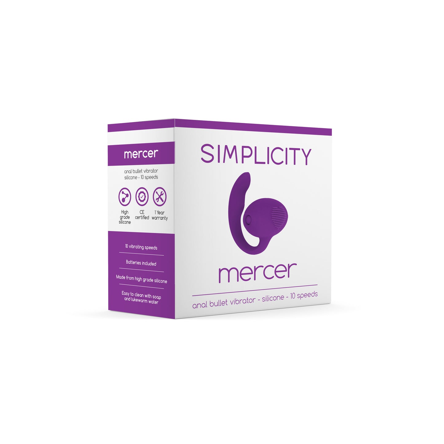 Mercer Silicone Anal Bullet Vibrator