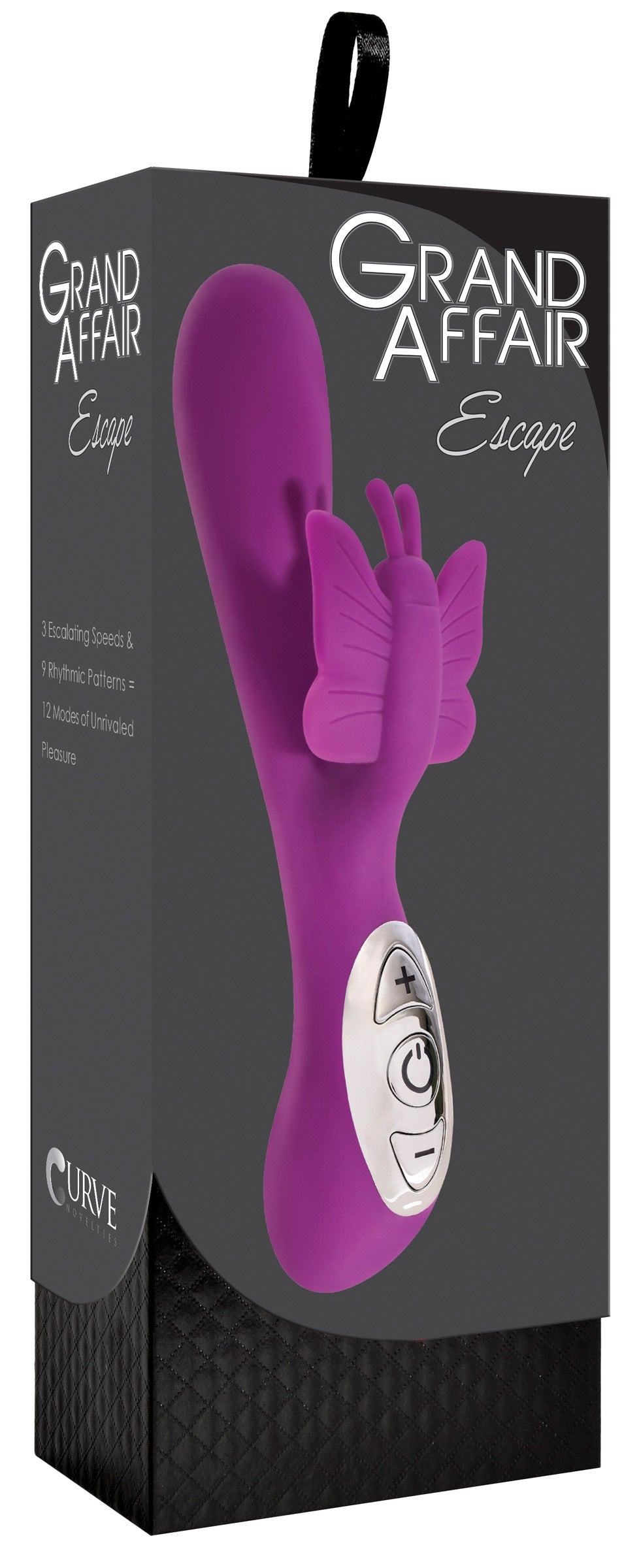 Escape Butterfly Silicone Vibrator - Purple