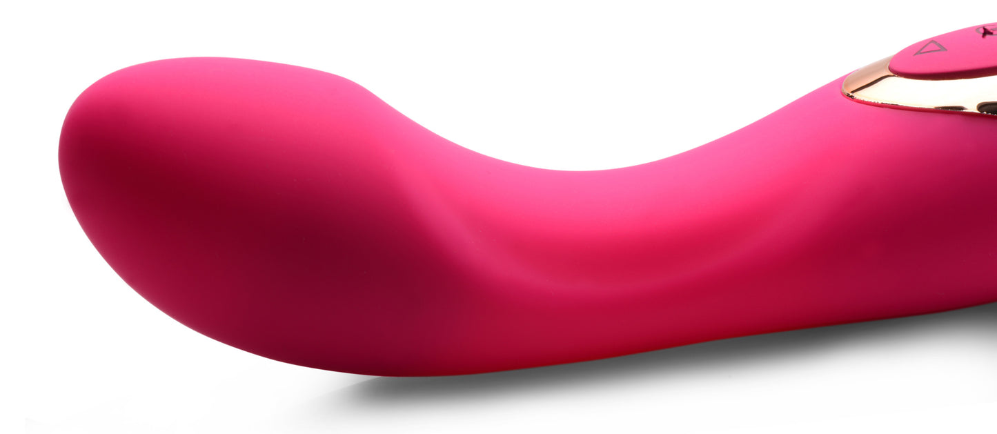 10X Dual Duchess 2-in-1 Silicone Massager - Pink