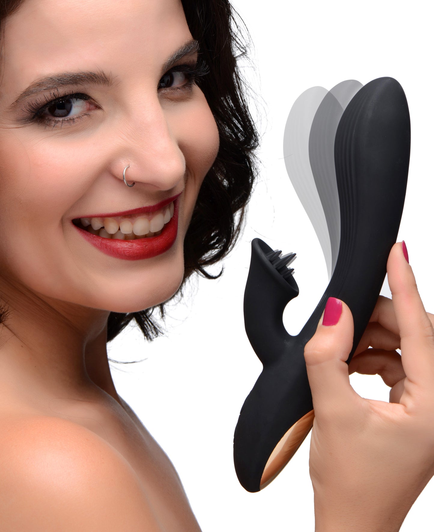 7X Bendable Silicone Clit Stimulating Vibrator