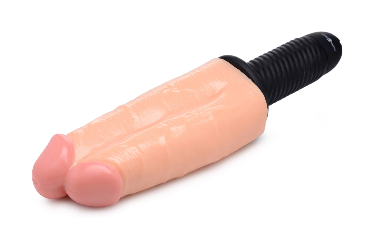 Double Decker 13X Vibrating Dual Dildo Thruster