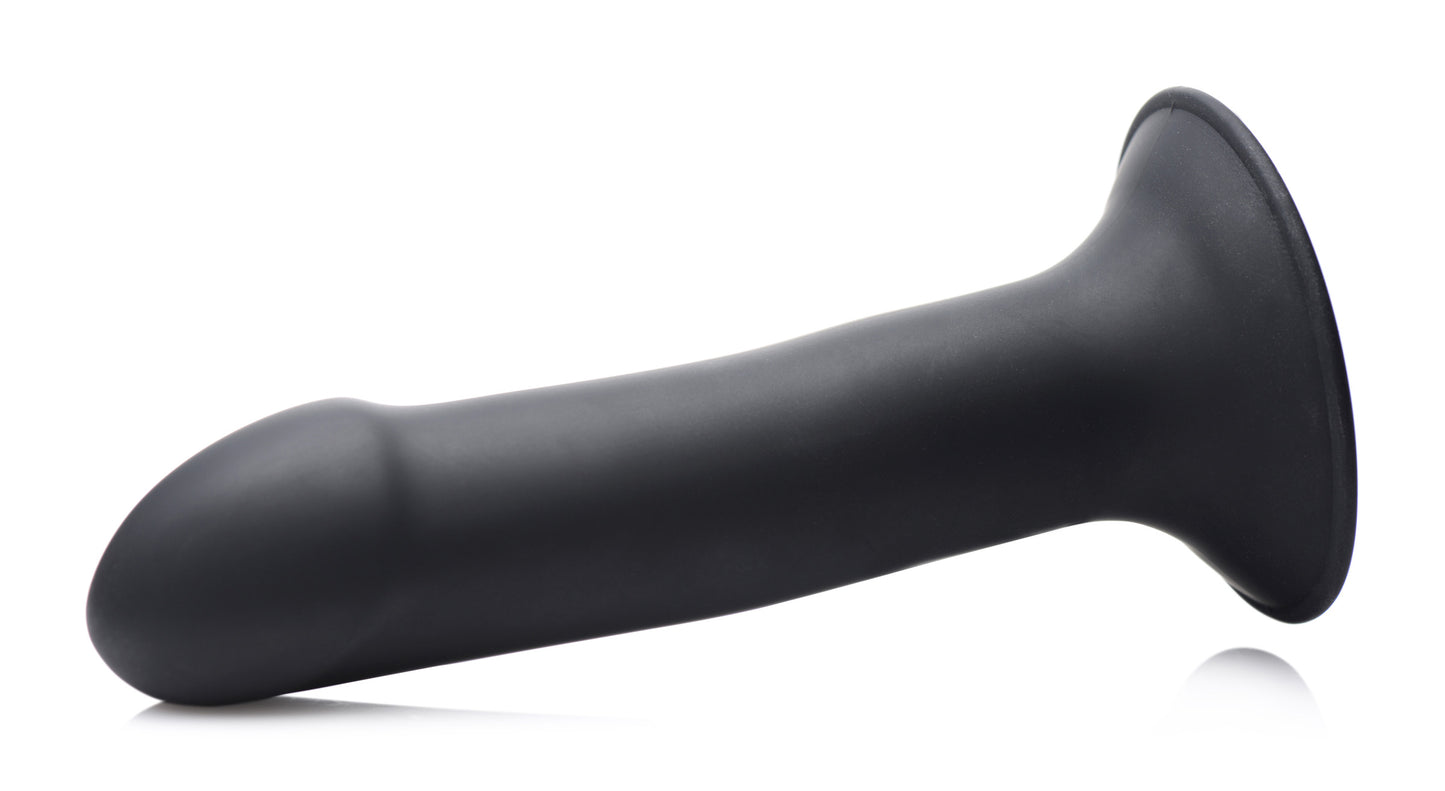 Squeezable Phallic Dildo - Black