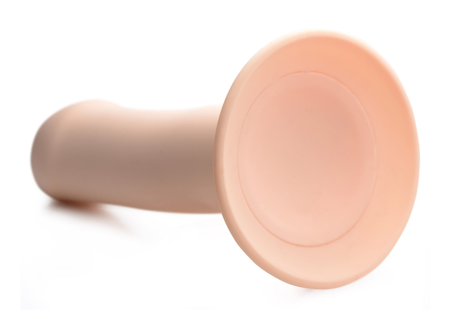 Squeezable Phallic Dildo - Beige