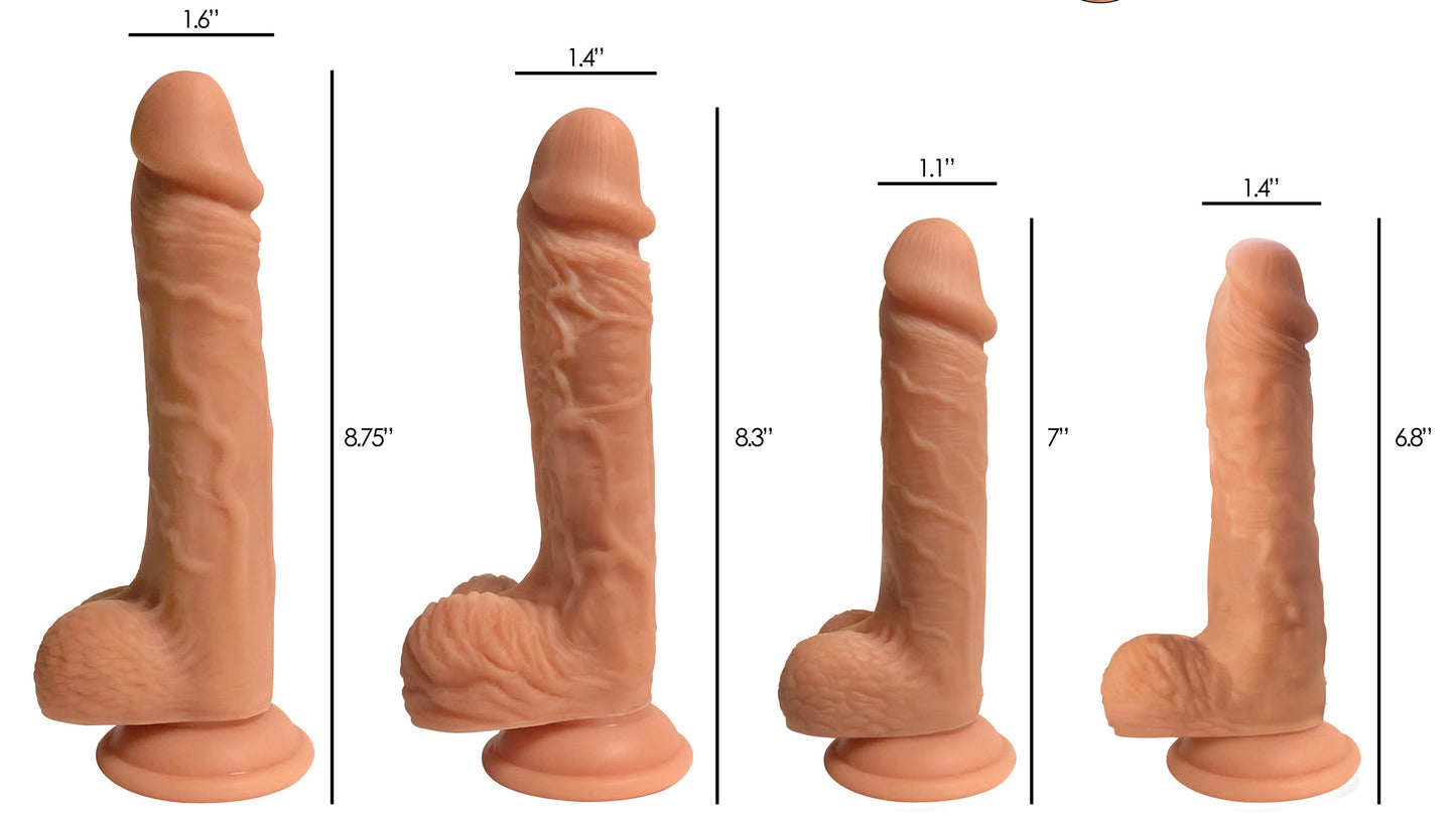 Easy Riders Dual Density Silicone Dildo - 9 Inch