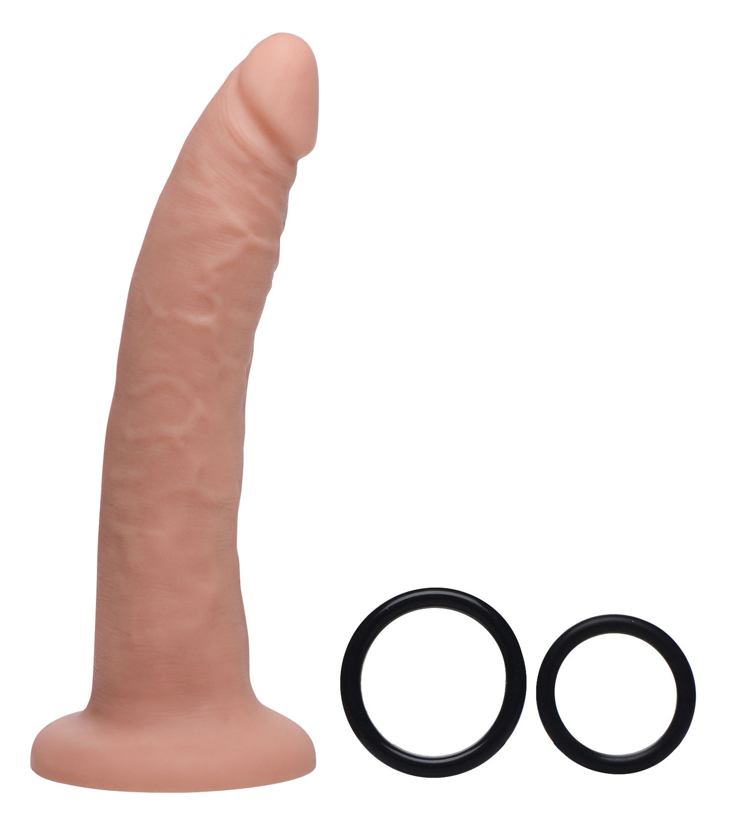 Charmed 7.5 Inch Silicone Dildo with Harness