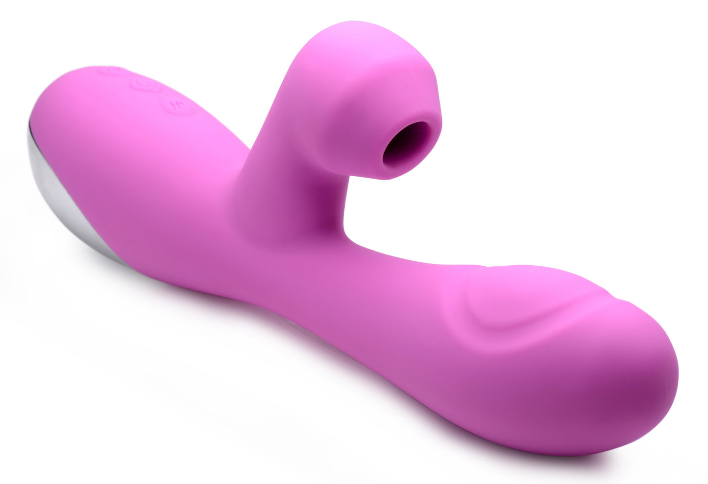 10X Silicone Suction Rabbit Vibrator - Pink