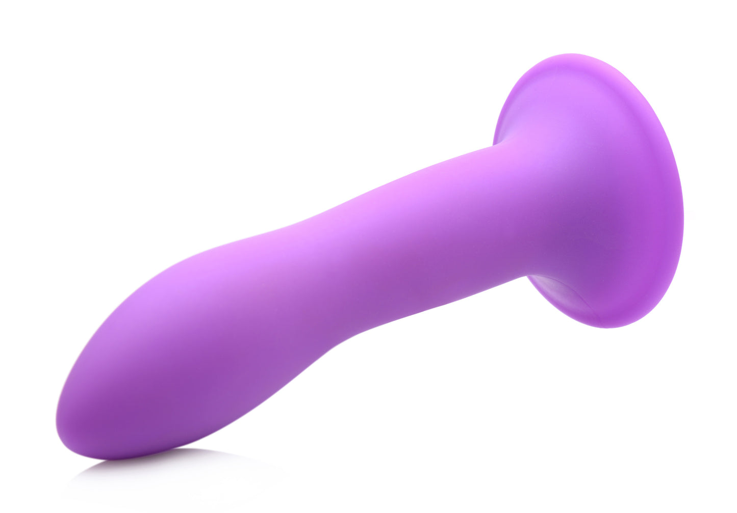 Squeezable Slender Dildo - Purple