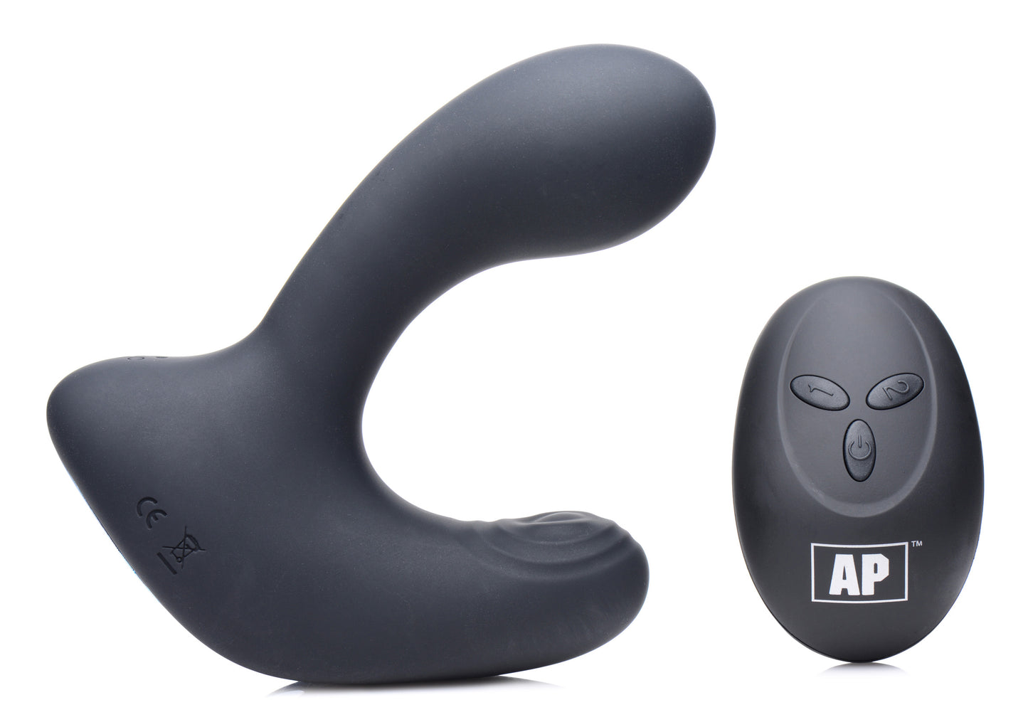 10X P-Pulse Taint Tapping Silicone Prostate Stimulator with Remote