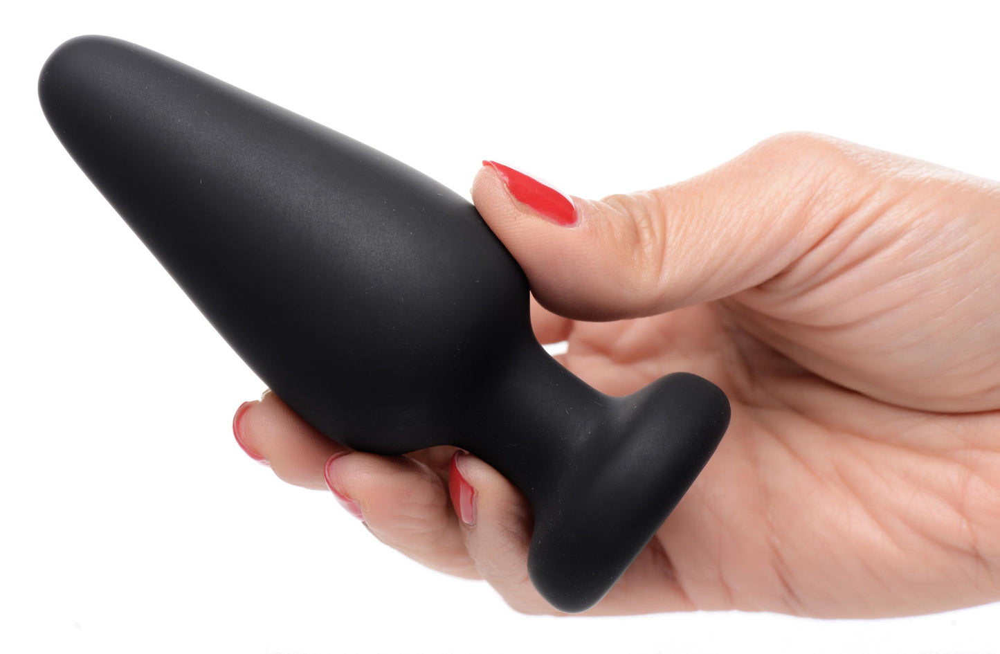 Light Up Silicone Anal Plug - Large