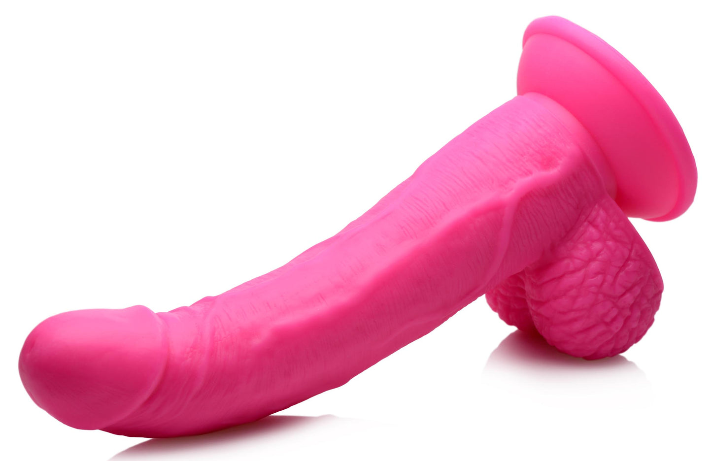 7.5 Inch Dildo with Balls - Pink