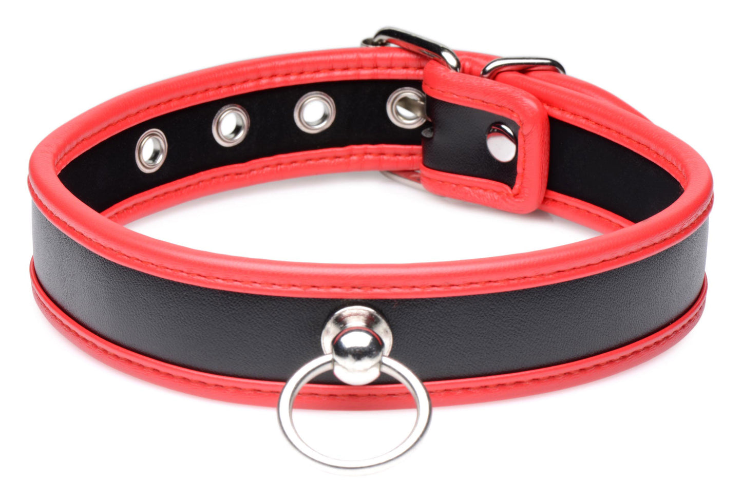 Scarlet Pet Red Collar with O-Ring