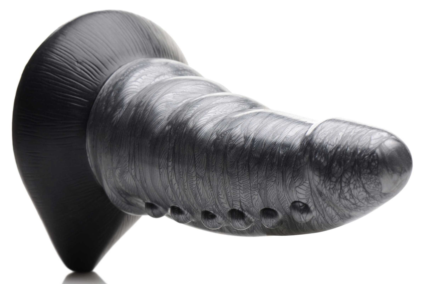 Beastly Tapered Bumpy Silicone Dildo